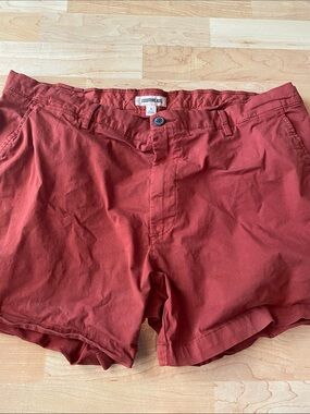 Men’s Goodthreads Men’s Rust Flat Front Chino Shorts